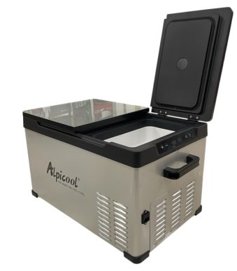 Хладилна кутия за автомобил и къмпинг Alpicool CD35 – 22 литра две отделения / 12V / 24V / 220V