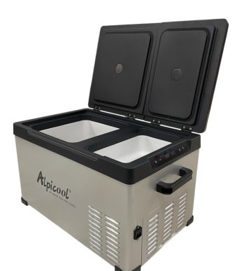 Хладилна кутия за автомобил и къмпинг Alpicool CD35 – 22 литра две отделения / 12V / 24V / 220V