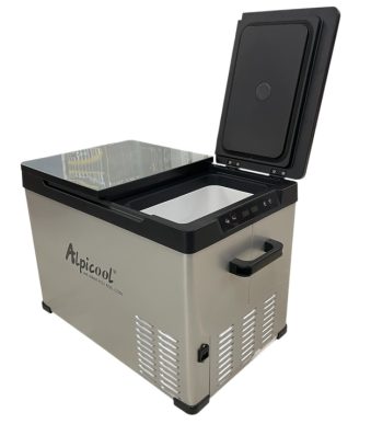 Хладилна кутия за автомобил и къмпинг Alpicool CD45 – 30 литра две отделения / 12V / 24V / 220V