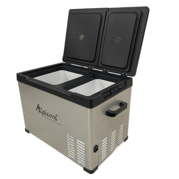 Хладилна кутия за автомобил и къмпинг Alpicool CD45 – 30 литра две отделения / 12V / 24V / 220V