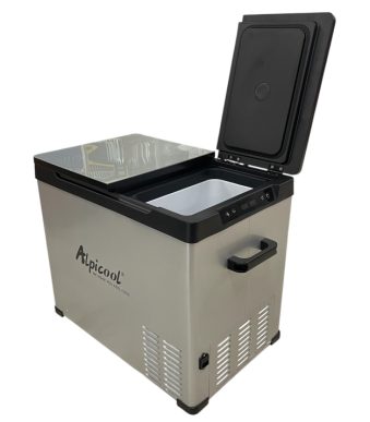 Хладилна кутия за автомобил и къмпинг Alpicool CD50 – 38 литра две отделения / 12V / 24V / 220V