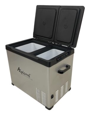 Хладилна кутия за автомобил и къмпинг Alpicool CD50 – 38 литра две отделения / 12V / 24V / 220V