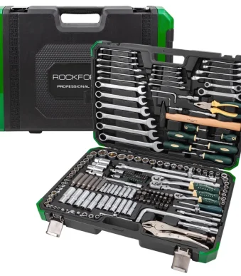 Гедоре 202+2 части 1/4″, 3/8″, 1/2″ ROCKFORCE