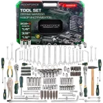 Гедоре 202+2 части 1/4″, 3/8″, 1/2″ ROCKFORCE