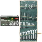 Kомплект комбинирани ключове 47 части ROCKFORCE