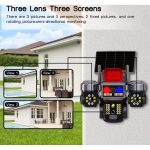 Соларна охранителна Wi-Fi камера с 3 обектива и аларма Sunvision – 16 MP | mcbtools.com