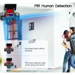 Соларна охранителна Wi-Fi камера с 3 обектива и аларма Sunvision – 16 MP | mcbtools.com