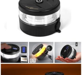 Аварийна сигнална лампа бежична презареждаща се батерия с магнит 12V - 24V