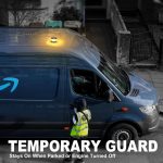 Аварийна сигнална лампа бежична презареждаща се батерия с магнит 12V - 24V