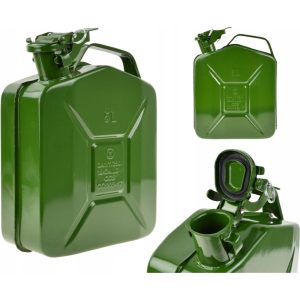 Метална туба за гориво 5 литра зелен