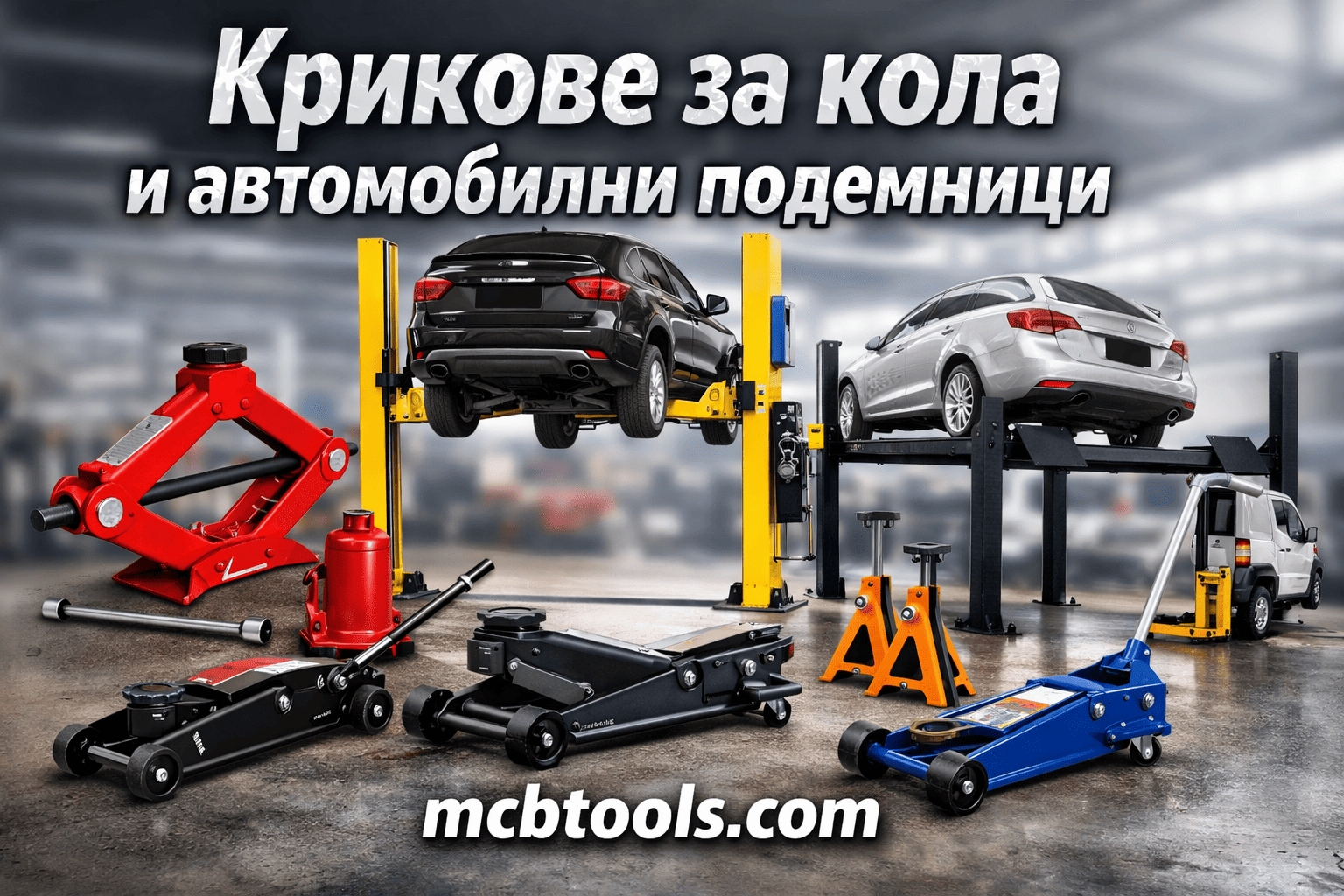 крикове за кола и автомобилни подемници