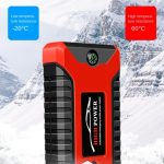 Мултифункционален автомобилен стартер Jump Starter 9800mAh, 12V, Максимален ток 600A с компресор
