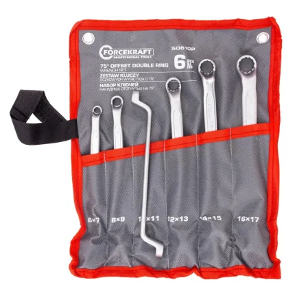 Комплект ключове лули FORCEKRAFT 6 – 17 мм 6 части
