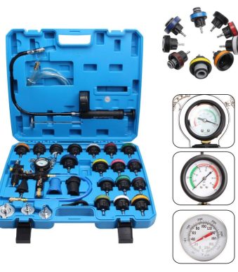 Комплект за измерване налягането на охладителната система 28 части HAWEK