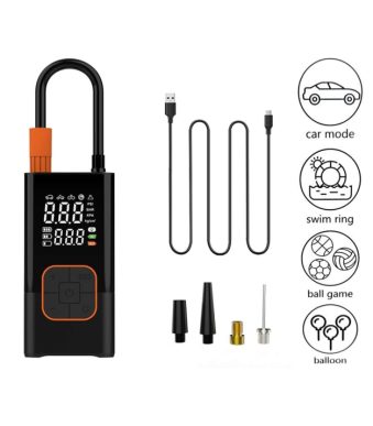 Безжичен дигитален компресор за гуми 4000mah, 150PSI, Презареждаем