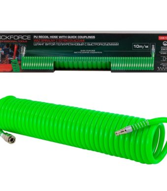 Полиуретанов спирален маркуч за въздух 10 м / 8 х 12 мм ROCKFORCE