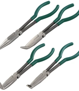 Професионален комплект дългораменни клещи 4 части Rockforce