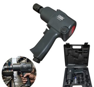 Пневматичен ударен гайковерт 1/2" 1400 Nm с вложки и куфар StahlMayer