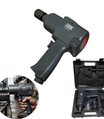 Пневматичен ударен гайковерт 1/2" 1400 Nm с вложки и куфар StahlMayer