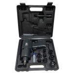 Пневматичен ударен гайковерт 1/2" 1400 Nm с вложки и куфар StahlMayer