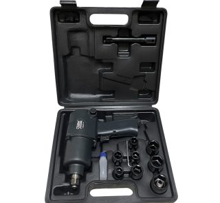 Пневматичен ударен гайковерт 1/2" 1400 Nm с вложки и куфар StahlMayer