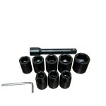 Пневматичен ударен гайковерт 1/2" 1400 Nm с вложки и куфар StahlMayer