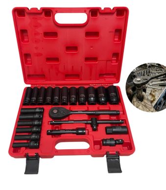 Гедоре с ударни дълбоки вложки 23 части 1/2'' Stahlmayer