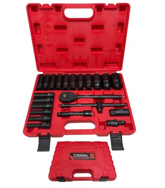 Гедоре с ударни дълбоки вложки 23 части 1/2'' Stahlmayer