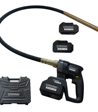 Акумулаторен вибратор за бетон с 2 батерии 36V STAHLMAYER