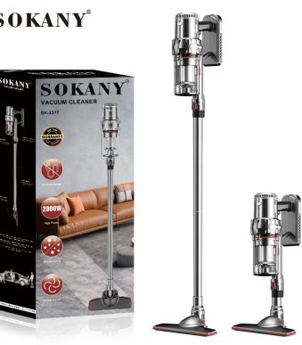 Мощна права акумулаторна циклонна прахосмукачка 2000W Sokany