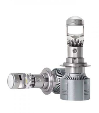 Диодни крушки за фар H7 с лупа 2БР/К-Т