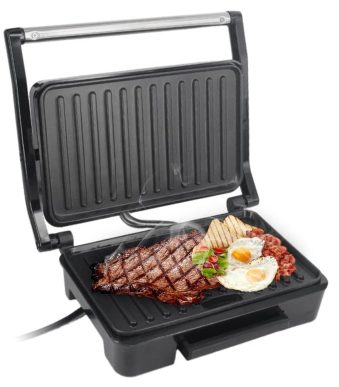 Електрическа грил скара с незалепващи плочи - Sandwich Maker 850W Sokany