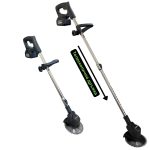 Комплект 4 в 1 от акумулаторна лозарска ножица мини верижен трион въздушен турбо пистолет и тример за трева 36V 8Ah StahlMayer