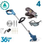 Комплект 5в1 Акумулаторна ножица, резачка, духалка, лозарска ножица, телескопичен прът и тример за трева 36V 8,0AH
