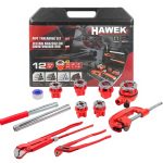 Комплект винторезка с 6 глави и инструменти 12 части HAWEK