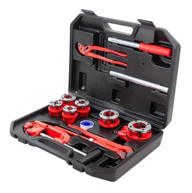 Комплект винторезка с 6 глави и инструменти 12 части HAWEK