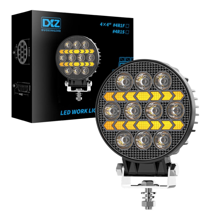 led-halogen-dioden-t776-1 Диоден халоген LED с бяла светлина и жълт габарит 12/24V T776