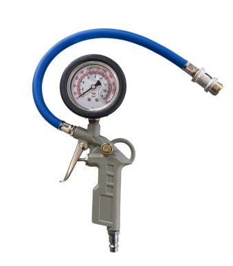 Пистолет с манометър за помпене на гуми с глицерин - T863