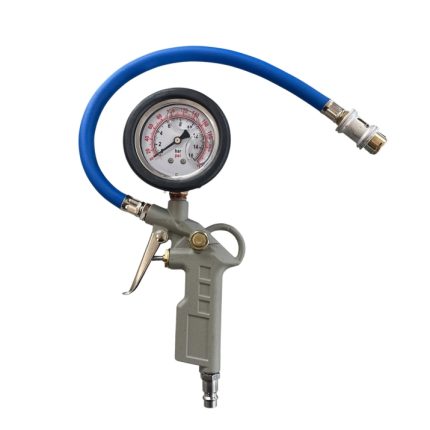 Пистолет с манометър за помпене на гуми с глицерин - T863