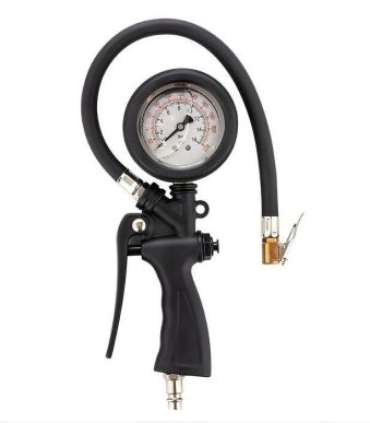 Пистолет с манометър за помпене на гуми с глицерин - T862