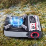 Мини преносим газов котлон за къмпинг