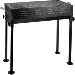 Преносимо сгъваемо голямо барбекю с регулируема височина