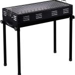 Преносимо сгъваемо голямо барбекю с регулируема височина