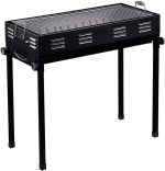 Преносимо сгъваемо голямо барбекю с регулируема височина