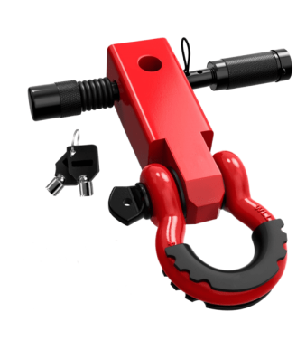 Шегел за квадратен теглич 2" с D-Ring 3/4" с заключващ щифт 8т