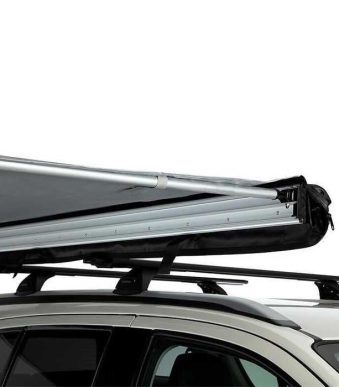 Тента за таван за джип / автомобил / бус сива с размер 2,5м х 2,5м